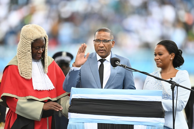 Botswana's new president takes oath