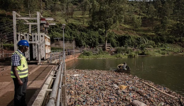 Plastic waste chokes off power in eastern DR Congo