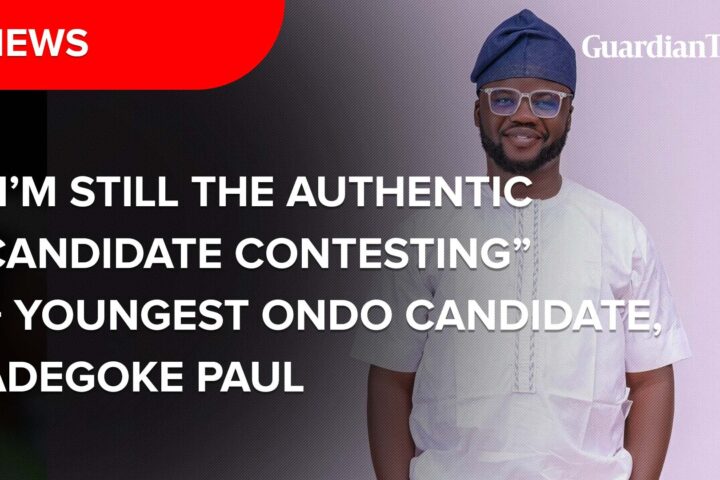 OndoDecides2024: “I’m still the authentic candidate contesting”– Youngest Ondo Candidate, Adegoke Paul