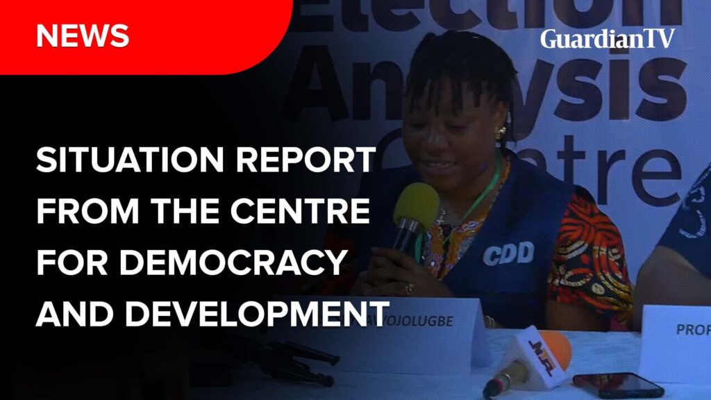 Ondodecides2024: Situation report from The Centre for Democracy and Development