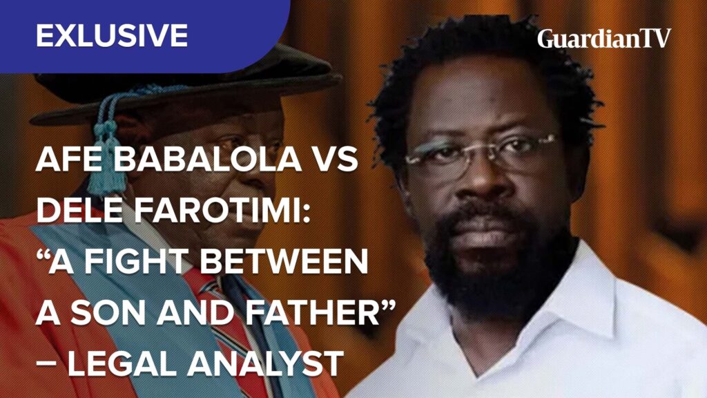 Afe Babalola vs Dele Farotimi: '' A fight between a son and a father'' - Legal Analyst