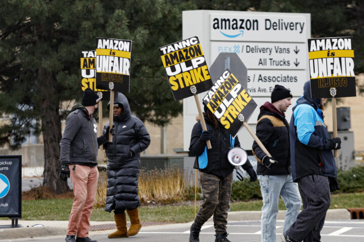 Amazon workers strike days ahead of Christmas