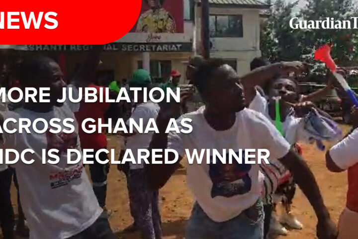 Ghana Decides: Jubilation across Ghana as NDC candidate is declared winner