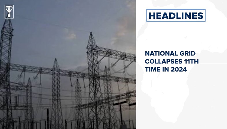 National grid collapses 11th time in 2024 and more