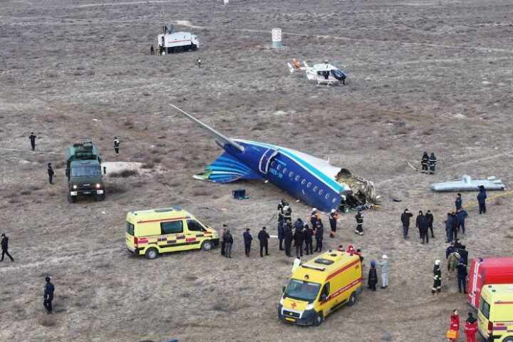 Azerbaijan Airlines plane crashes in Kazakhstan, many feared dead