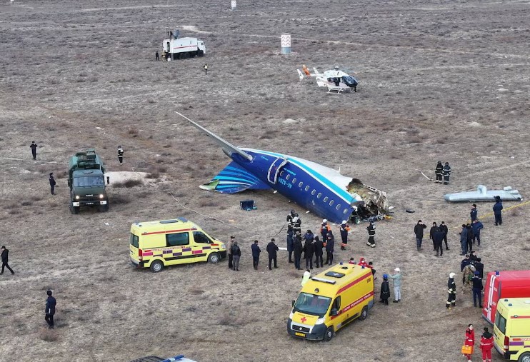 Azerbaijan Airlines plane crashes in Kazakhstan, many feared dead