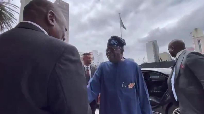 Ramaphosa receives Tinubu in South Africa