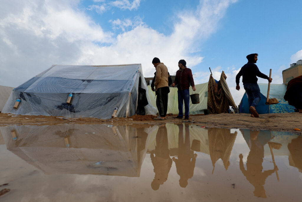 Flooded tents and despair in Gaza: Displaced civilians fight for survival