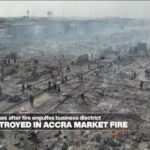 Ghana: Over 100 shops destroyed in fire at market in Accra