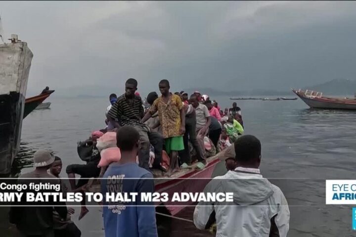 Congolese army battles to halt M23 advance