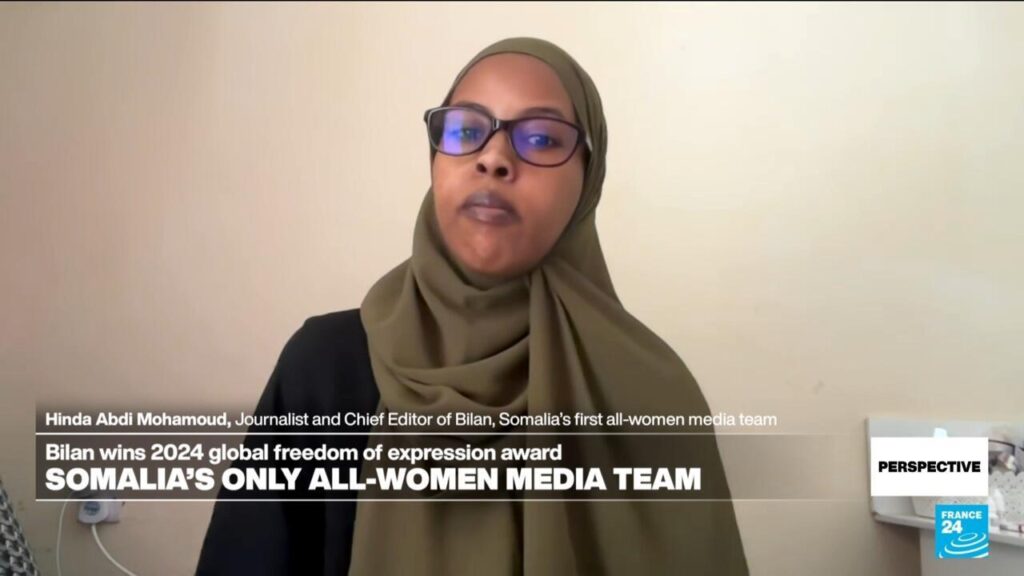 Editor of Somalia's first all-female media on challenging gender stereotypes