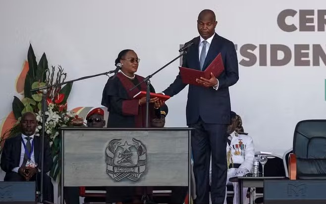 Mozambique's newly elected President Daniel Chapo officially sworn in