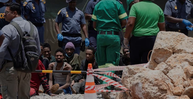 South Africa: Survivors, corpses pulled from gold mine