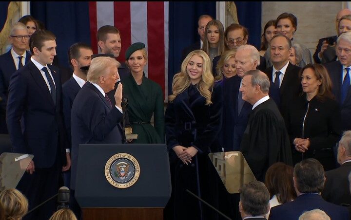 Trump sworn in as the 47th President of the United States