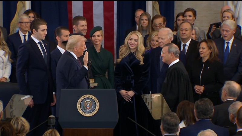 Trump sworn in as the 47th President of the United States