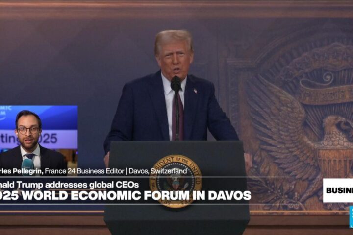 Davos 2025: Trump tells businesses to build in America or face tariffs