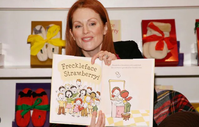 Julianne Moore’s “Freckleface Strawberry” book pulled from school shelves