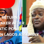 Obasa returns as speaker after a dramatic power shift in Lagos Assembly