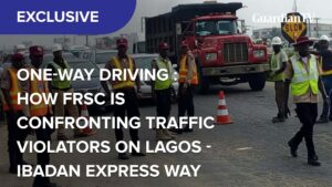 One-way Driving: How FRSC is confronting traffic violators on the Lagos-Ibadan expressway