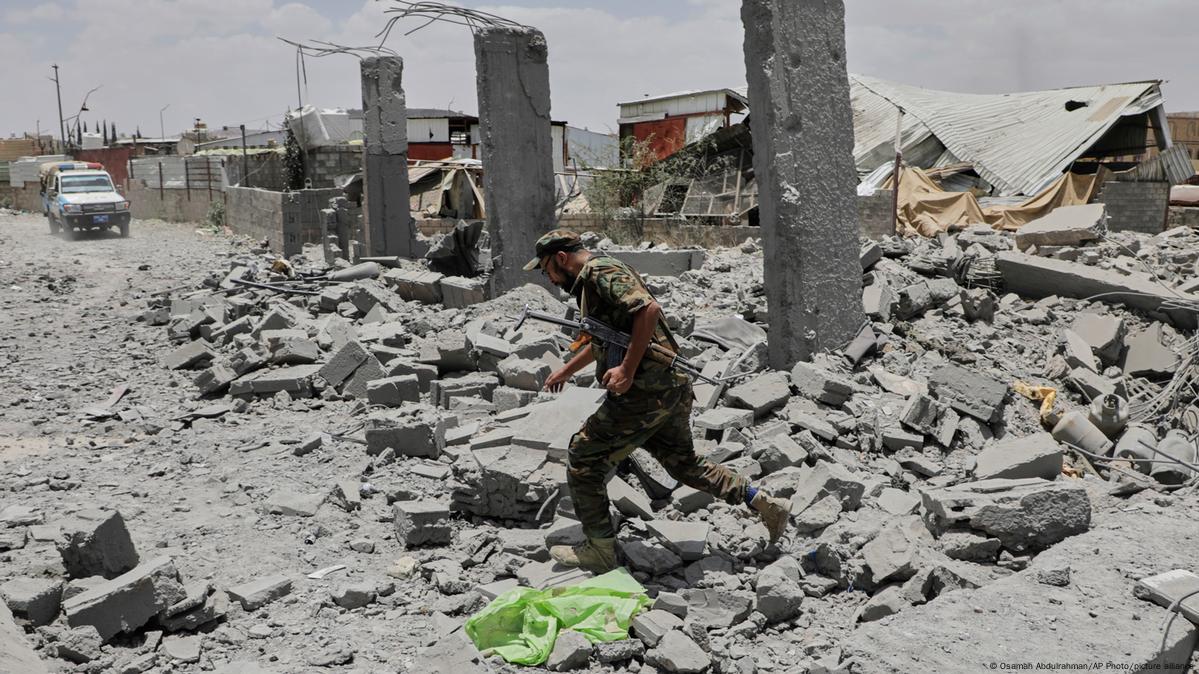 Houthi rebels say US strike killed dozens in migrant center