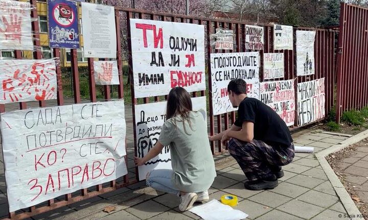 Serbia's protesting students, teachers remain defiant