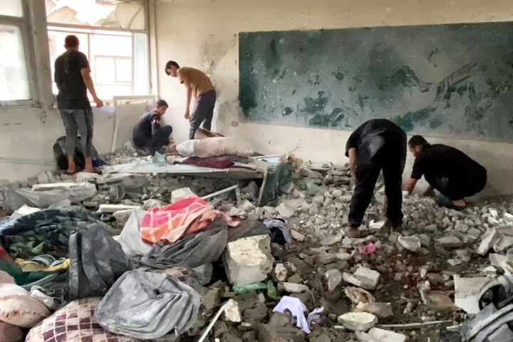 Dozens dead in Israeli strike on Gaza school