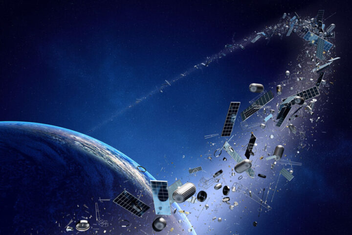 How space debris threatens satellites