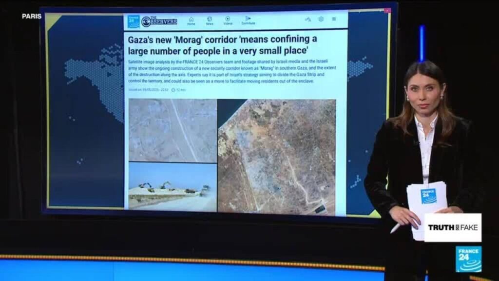 Gaza’s Morag corridor: What does satellite imagery show us?