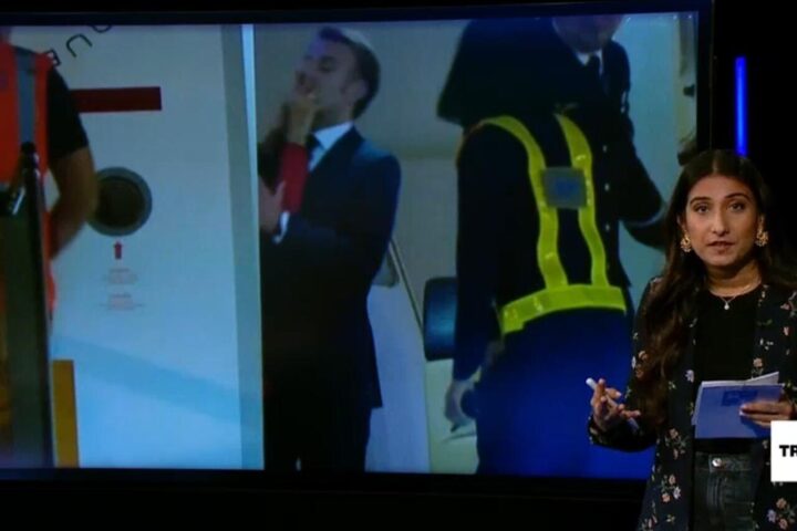 'Horsing around': Macron brushes off video showing wife shoving him in the face