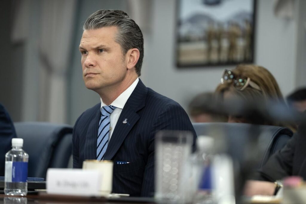 US Defense Secretary Hegseth directs 20% cut to top military leadership positions