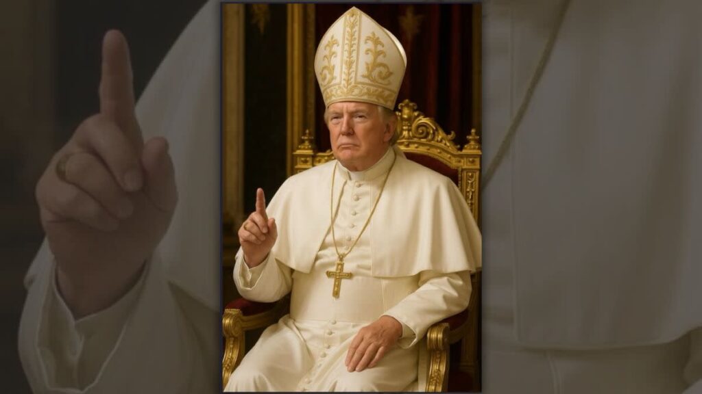 Yes, Trump posted an AI-generated image of him as Pope