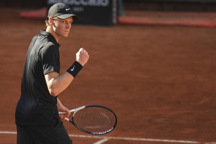 Jannik Sinner wins his second match back from doping ban at Italian Open