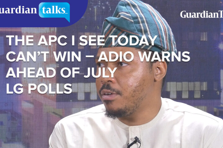 The APC I see today can't win - Adio warns ahead of July LG polls