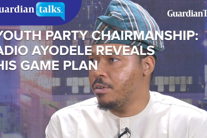 Youth Party Chairmanship: Adio Ayodele reveals' his game plan