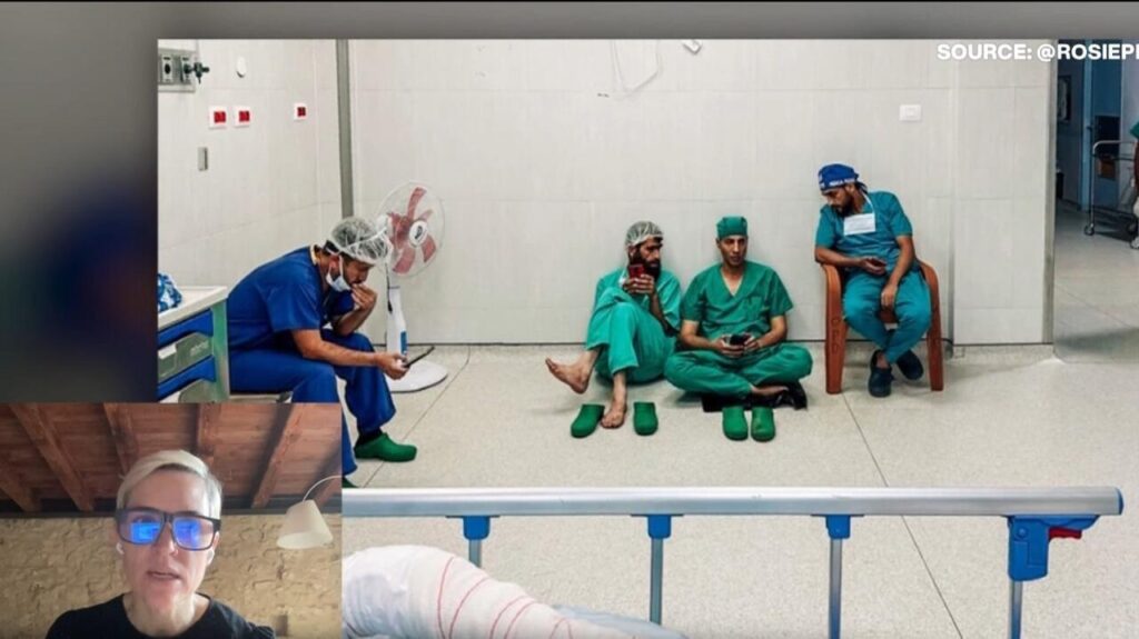 British surgeon says witnessed ‘indiscriminate bombing of the entire population’ in Gaza