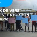 Truckers protest extortion, inefficiencies in Lagos ports