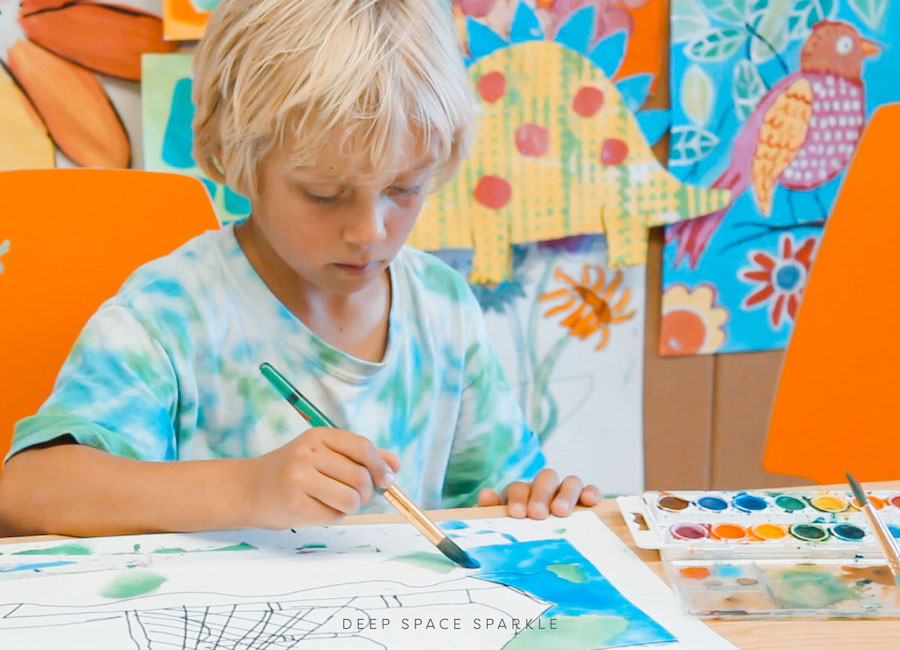 Teaching art to children: Opening a child's mind to the world of imagination